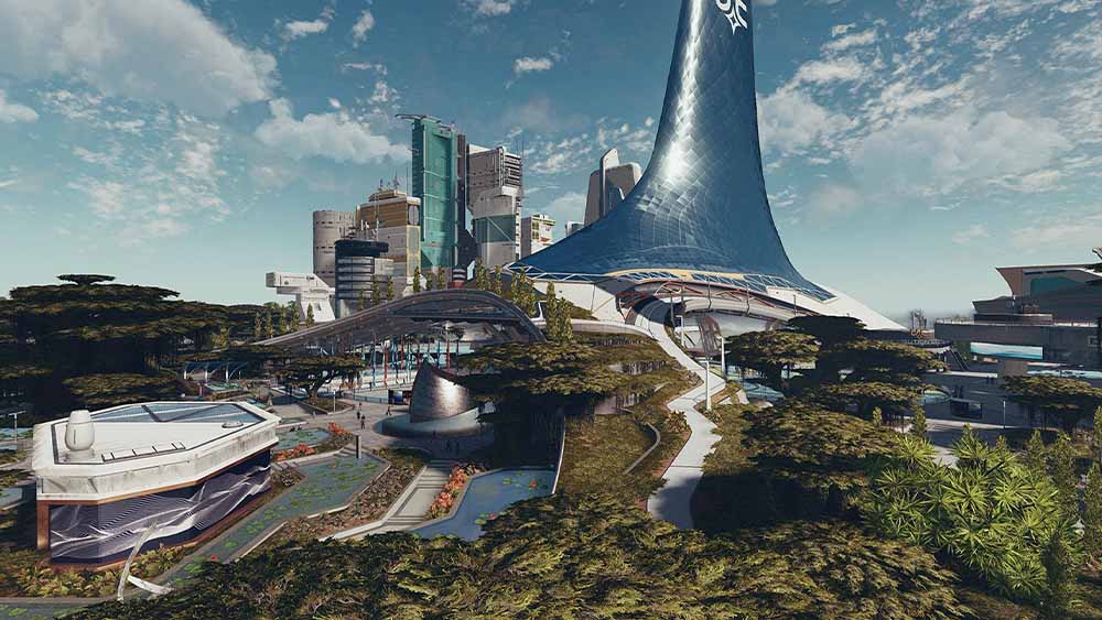 Niente male come città spaziale Niente male come città spaziale