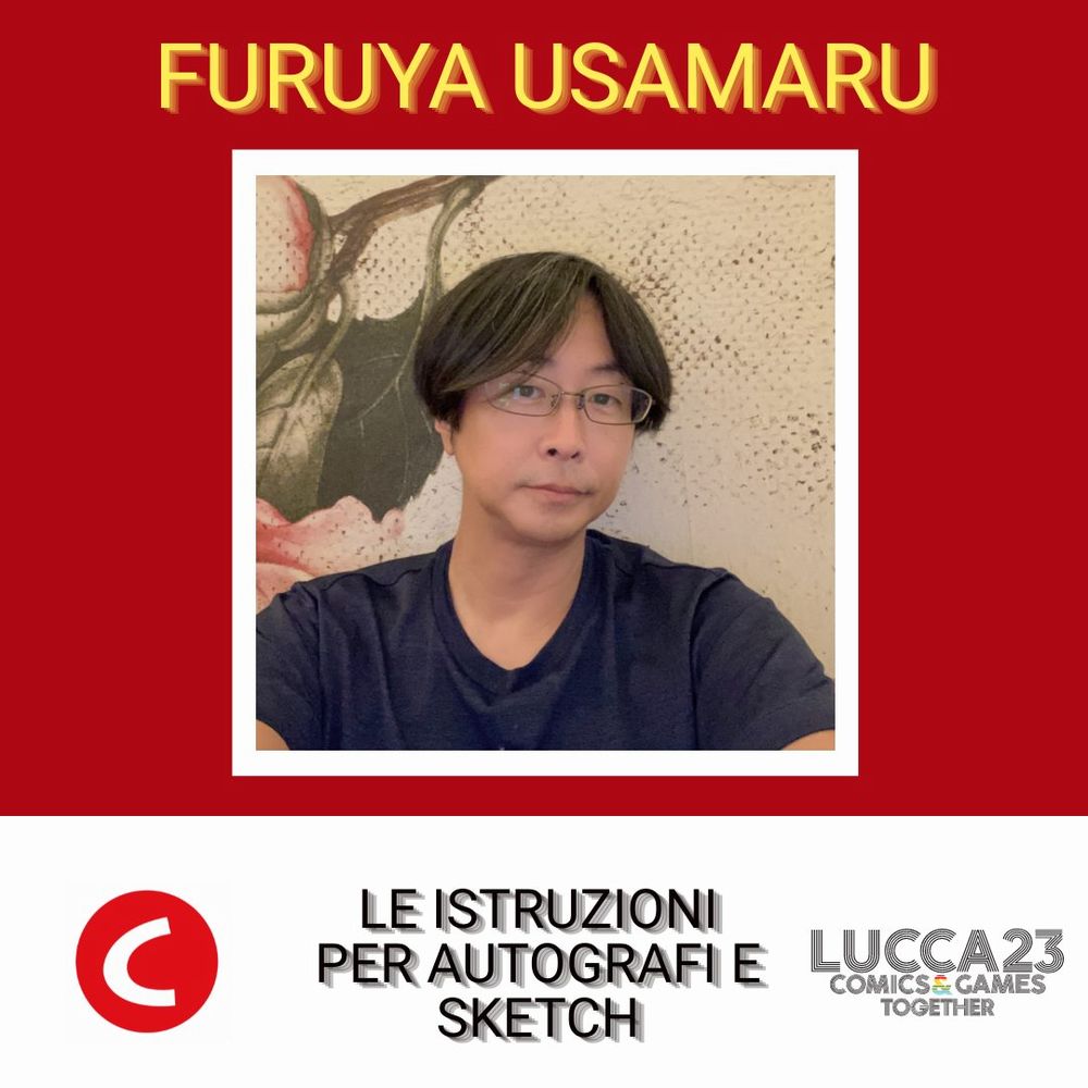 Lucca Comics 2023: regole per autografi e sketch di Usamaru Furuya, ospite di Coconino Press