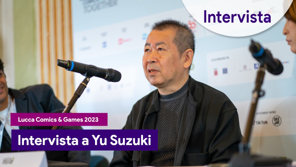 A Lucca Comics & Games 2023 abbiamo intervistato Yu Suzuki A Lucca Comics & Games 2023 abbiamo intervistato Yu Suzuki