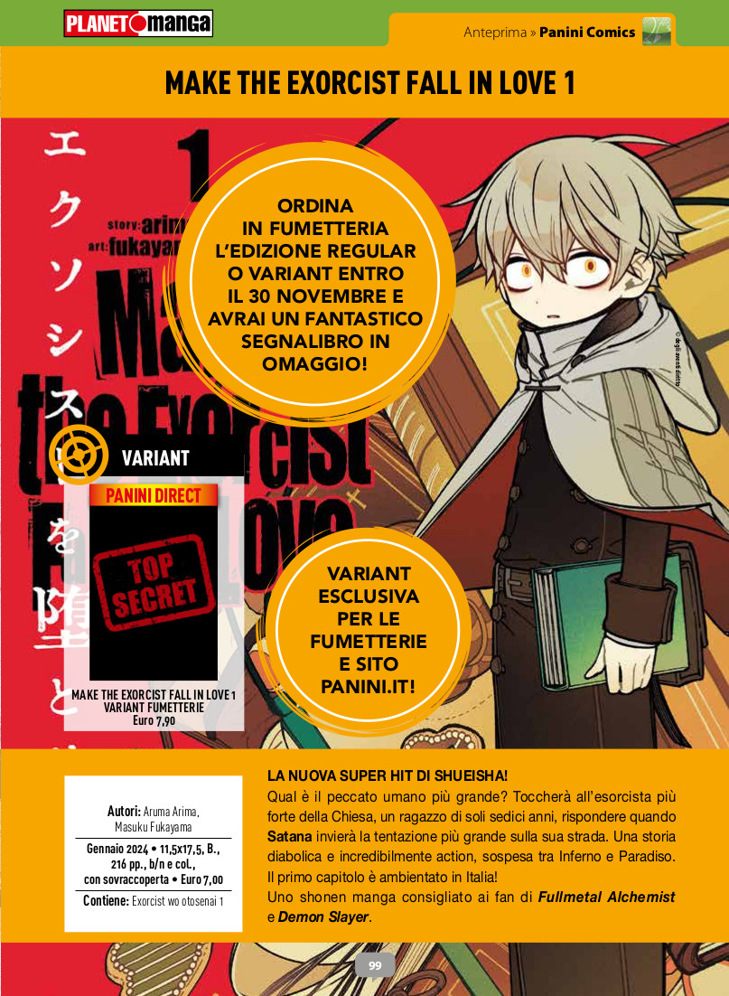 Anteprima 387: annunci e altre novità per Planet Manga