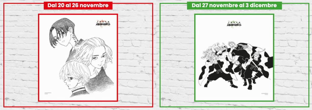 Gli shikishi di Tokyo Revengers in regalo per la conclusione della serie