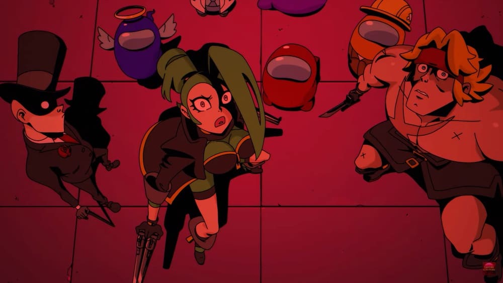 Gli adorabili astronauti di Among Us invadono Vampire Survivors Gli adorabili astronauti di Among Us invadono Vampire Survivors