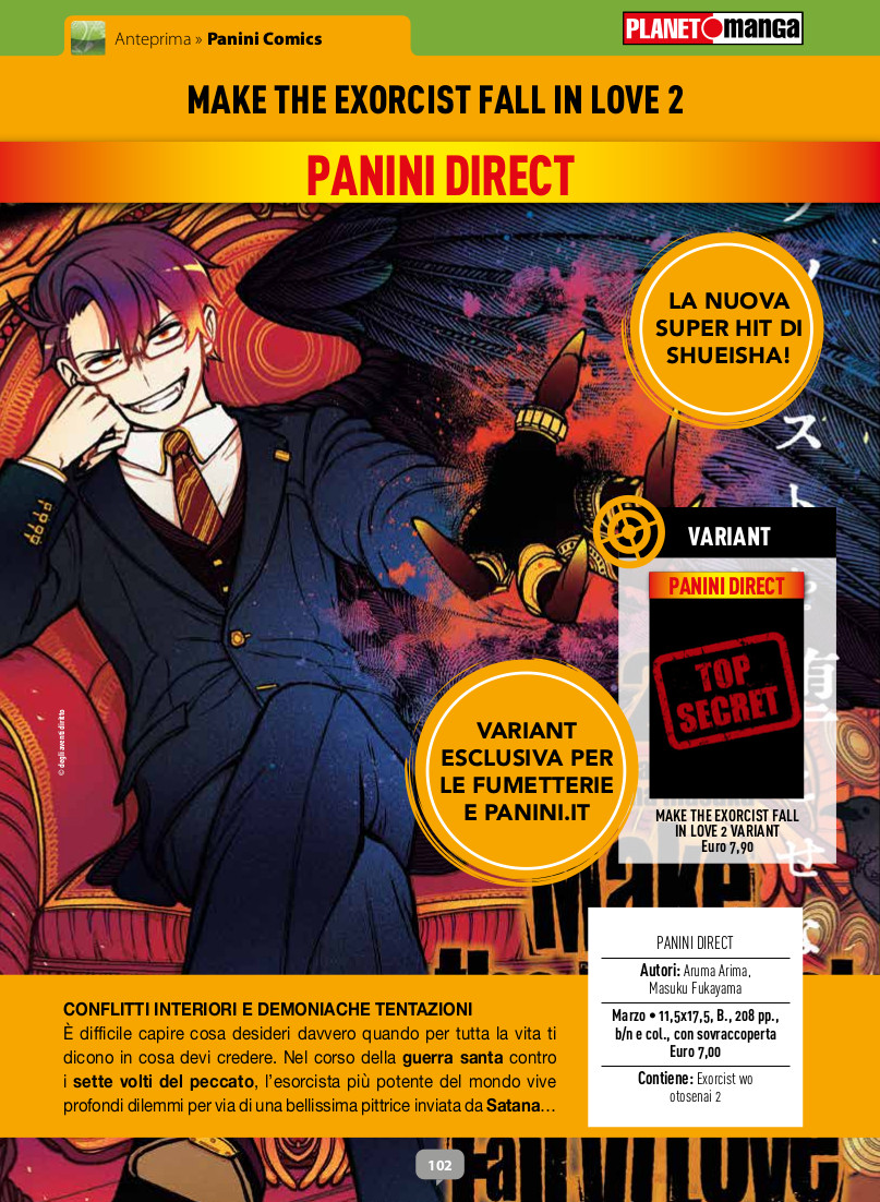 Anteprima 389: annunci e altre novità per Planet Manga