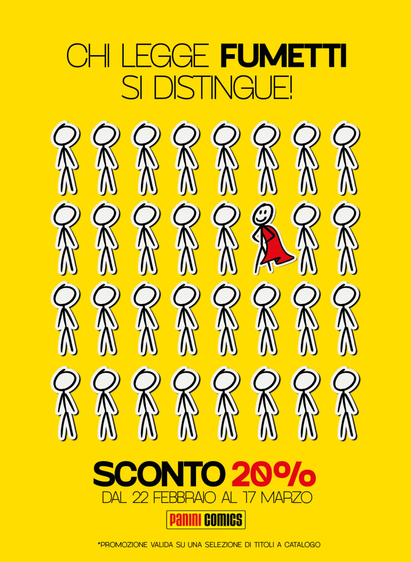 Panini Comics - Planet Manga: 20% di sconto a partire dal 22 febbraio Panini Comics - Planet Manga: 20% di sconto a partire dal 22 febbraio