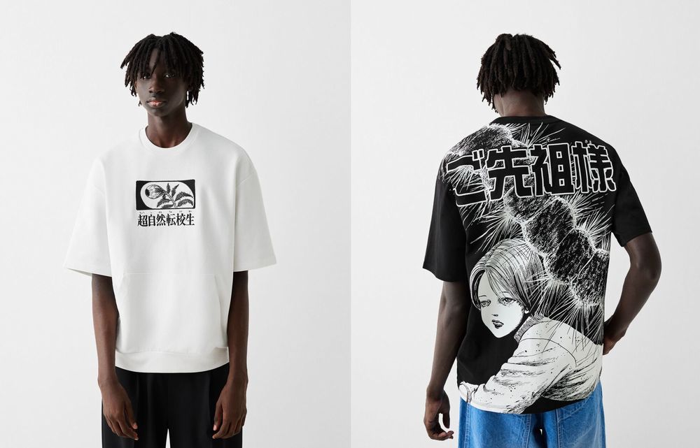 Crunchyroll e Bershka presentano nuovi capi per la linea Junji Ito Collection Crunchyroll e Bershka presentano nuovi capi per la linea Junji Ito Collection