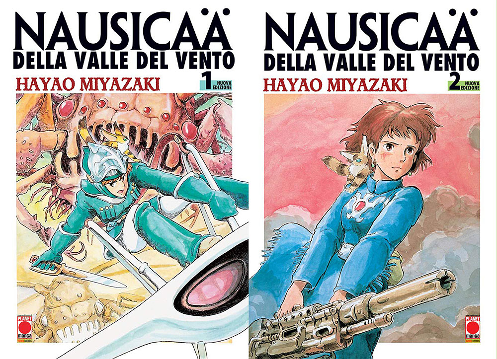I primi due volumi del manga