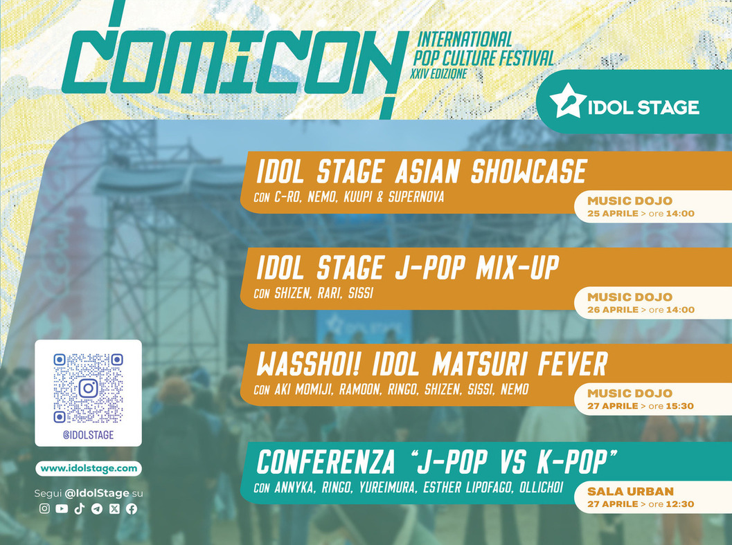 I concerti di Idol Stage al Napoli Comicon 2024 I concerti di Idol Stage al Napoli Comicon 2024