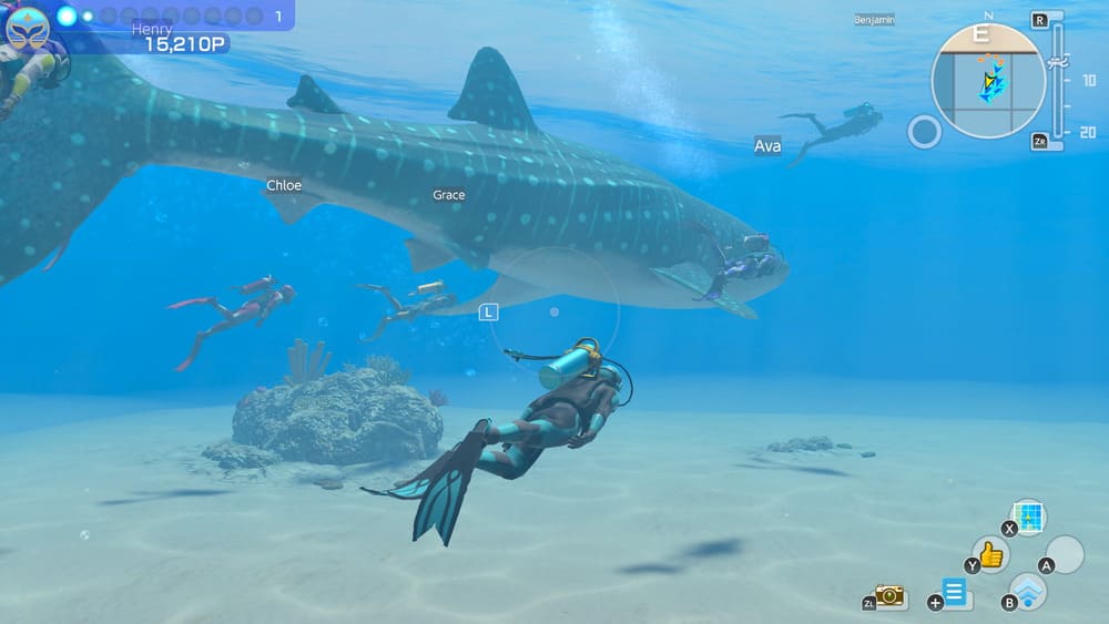Ritrovarsi a nuotare con giganteschi animali marini è una delle migliori esperienze che il titolo regala Ritrovarsi a nuotare con giganteschi animali marini è una delle migliori esperienze che il titolo regala