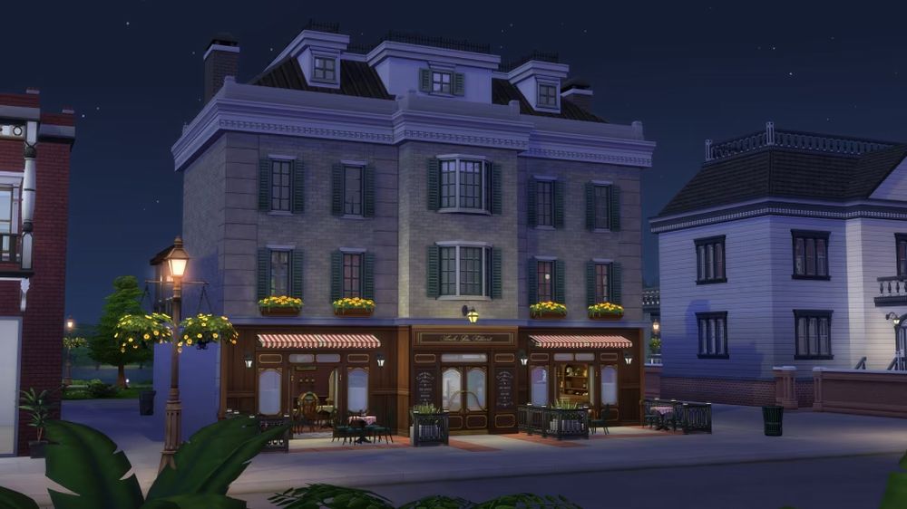 The Sims 4 bistro The Sims 4 bistro
