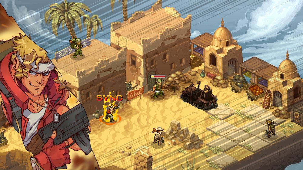 Metal Slug Tactics Marco in azione Metal Slug Tactics Marco in azione