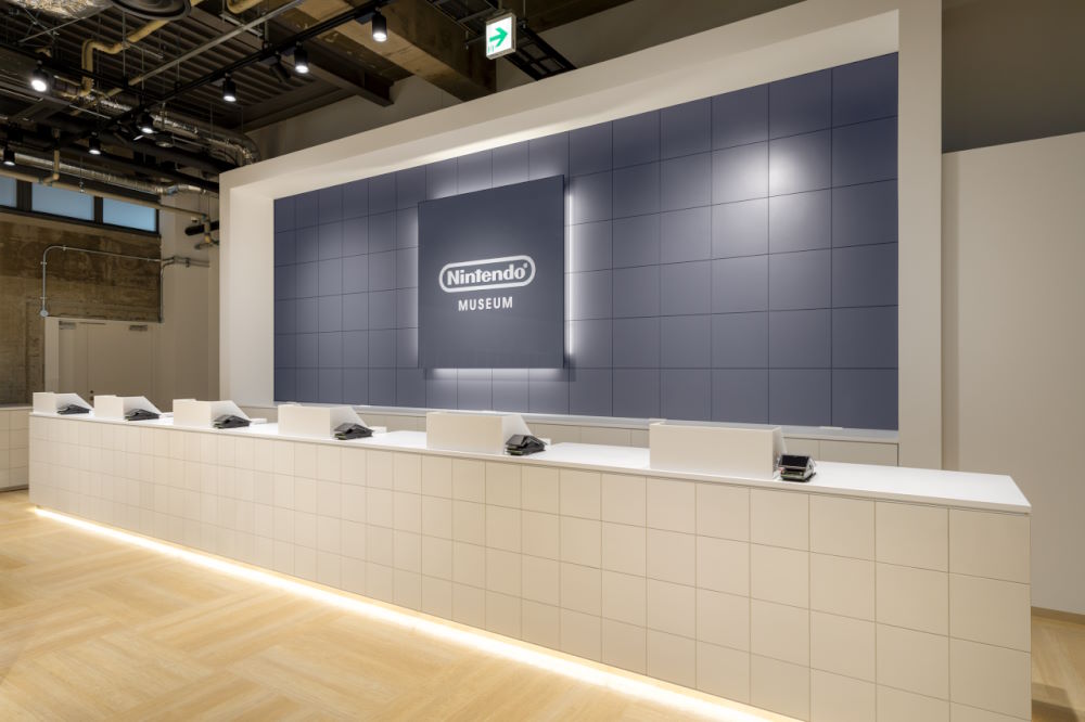 La cassa dello shop del Nintendo Museum in apertura a Uji, Kyoto, il 2 ottobre 2024 La cassa dello shop del Nintendo Museum in apertura a Uji, Kyoto, il 2 ottobre 2024