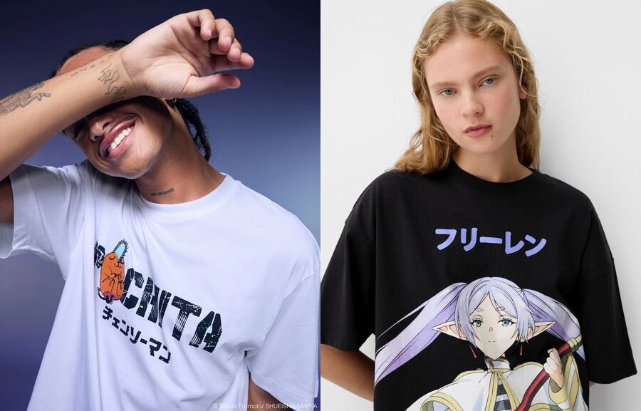Bershka presenta le collezioni di Frieren e Chainsaw Man Bershka presenta le collezioni di Frieren e Chainsaw Man