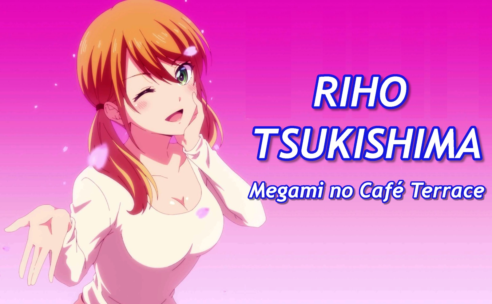 Riho Tsukishima da Megami no Cafè Terrace è la Miss Sexy Anime 2024 Riho Tsukishima (Megami no Cafè Terrace)