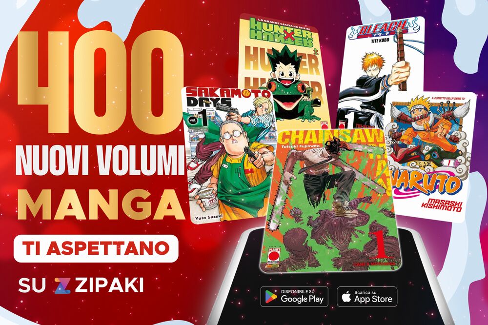 Zipaki: in arrivo Naruto, Bleach, Chainsaw Man e tanti altri manga Zipaki: in arrivo Naruto, Bleach, Chainsaw Man e tanti altri manga