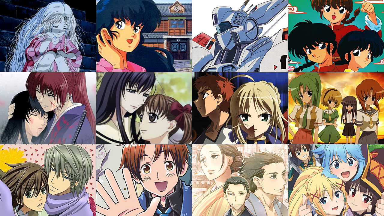 Alcuni degli anime più importanti dello Studio Deen Alcuni degli anime più importanti dello Studio Deen