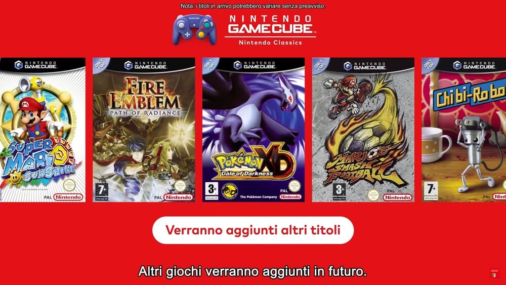 Finalmente sarà possibile giocare i titoli per GameCube! Finalmente sarà possibile giocare i titoli per GameCube!