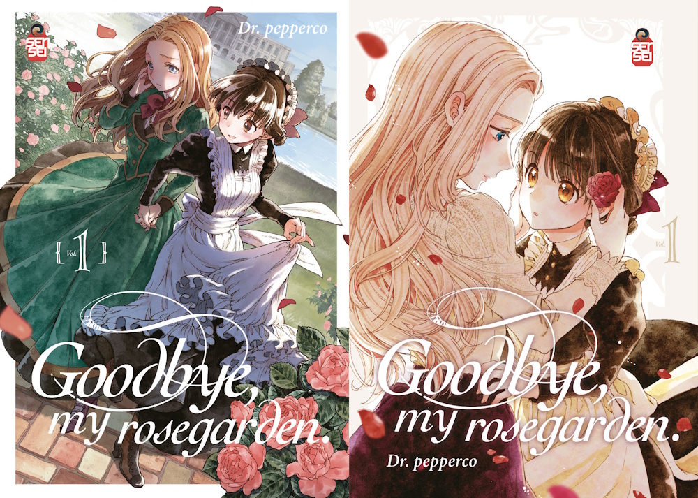Cover del volume 1 e 1 variant di Goodbye, my rosegarden Cover del volume 1 e 1 variant di Goodbye, my rosegarden