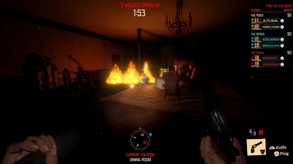 Una partita Ladro nella notte a Midnight Murder Club