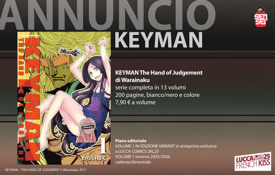 Sensei Manga: gli annunci dell'8/09/2025 Sensei Manga: gli annunci dell'8/09/2025