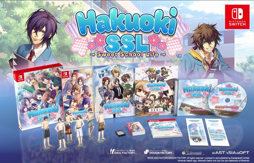  Hakuoki SSL ~Sweet School Life~ arriva su Switch a febbraio