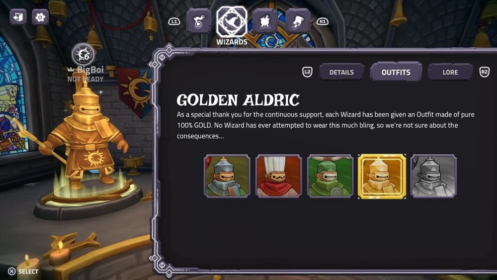 Lo sblocco di qualche skin alternativa aumenta leggermente il playtime totale