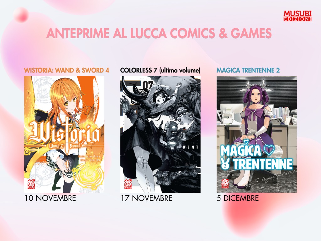 Musubi Edizioni: gli annunci del 7/10/2025
