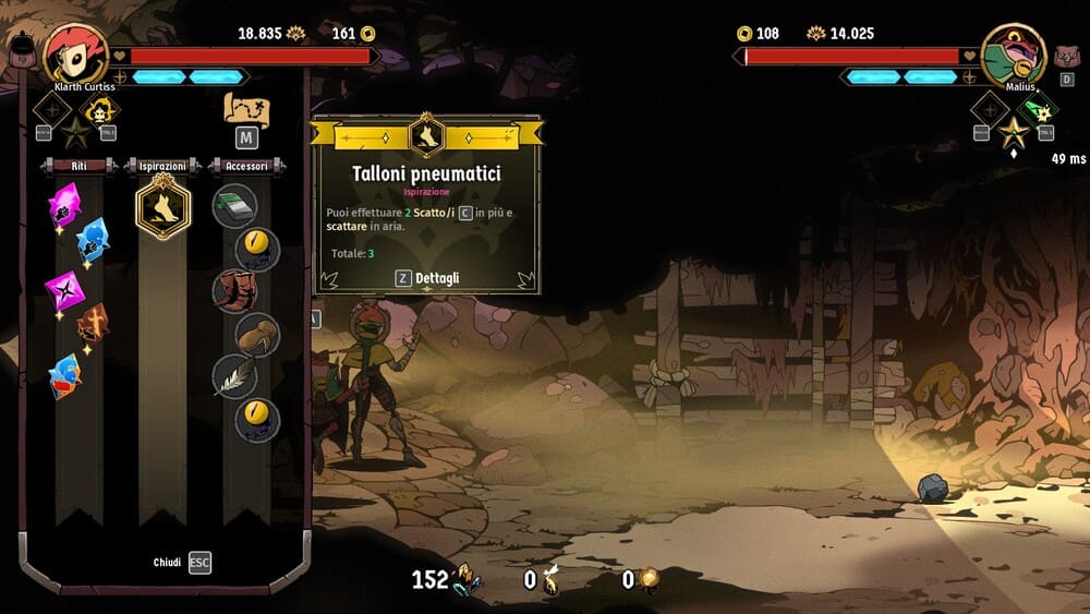 La combinazione dei vari buff randomizzati permette di creare build uniche La combinazione dei vari buff randomizzati permette di creare build uniche