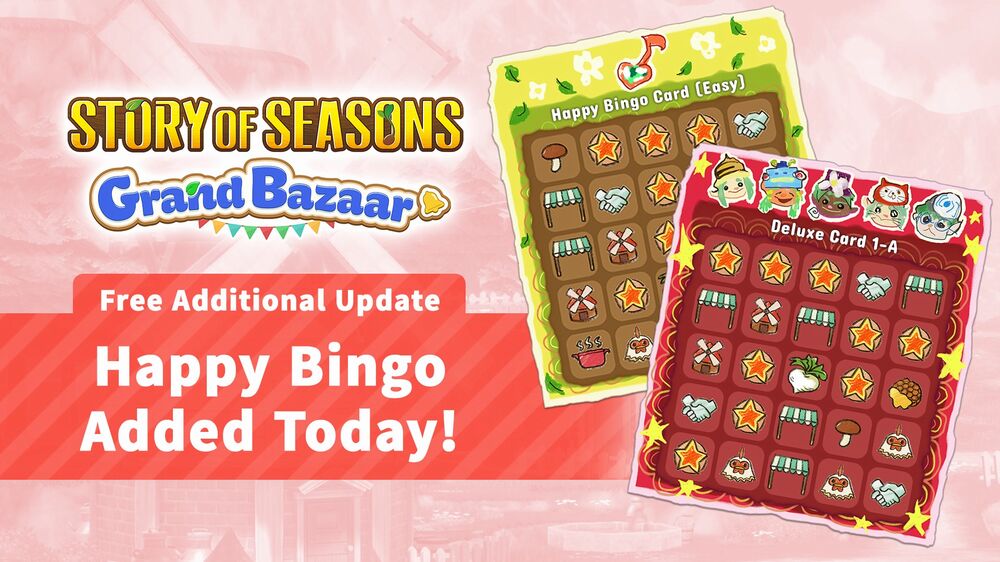 Il bingo arriva nella nuova update di Story of Seasons: Grand Bazaar Il bingo arriva nella nuova update di Story of Seasons: Grand Bazaar.jpg