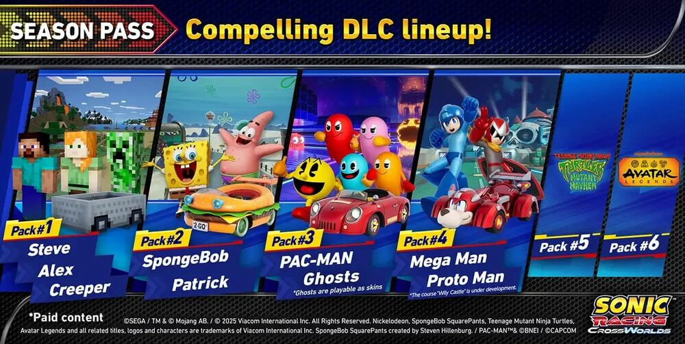 Sonic Racing DLC
