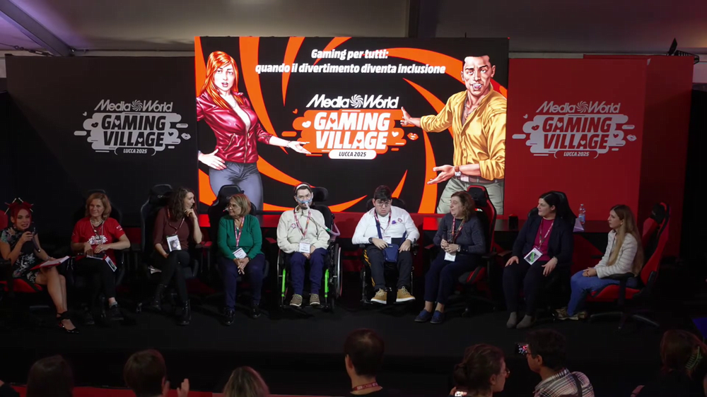 Lucca Comics & Games 2025: Mediaworld e Himorta - l'impegno per l'accessibilità nei videogiochi