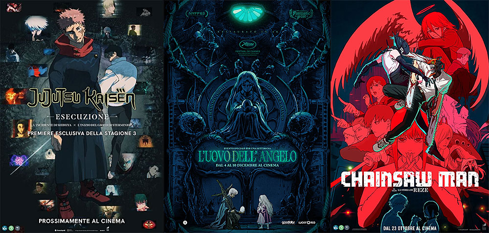Jujutsu kaisen, L'uovo dell'angelo e Chainsaw Man: i successi anime degli scorsi mesi Jujutsu kaisen, L'uovo dell'angelo e Chainsaw Man: i successi anime degli scorsi mesi