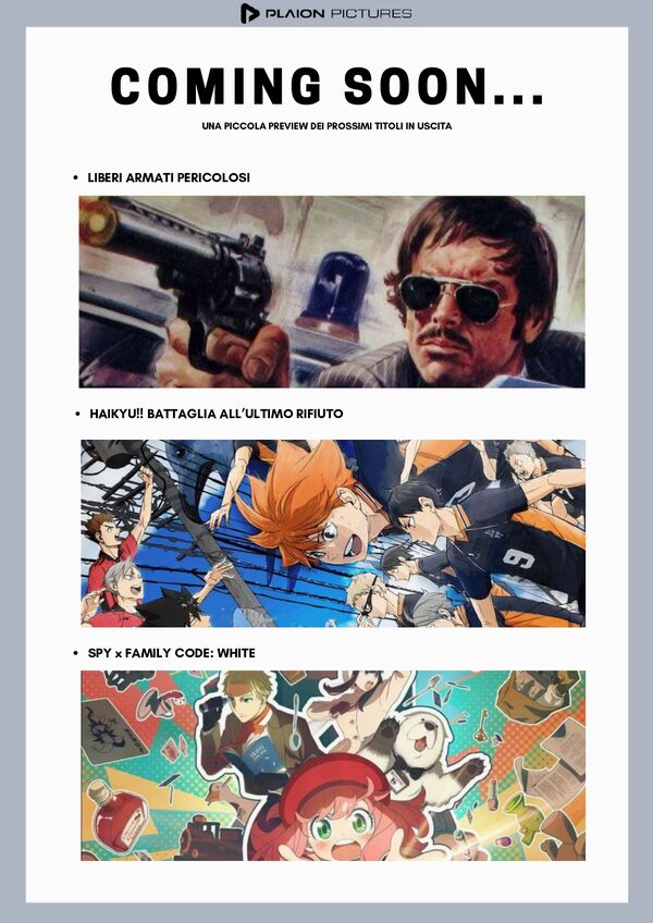 Haikyu!! Battaglia all'ultimo rifiuto e Spy x Family Code: White Haikyu!! Battaglia all'ultimo rifiuto e Spy x Family Code: White