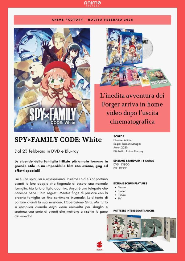 SPY x FAMILY CODE: White