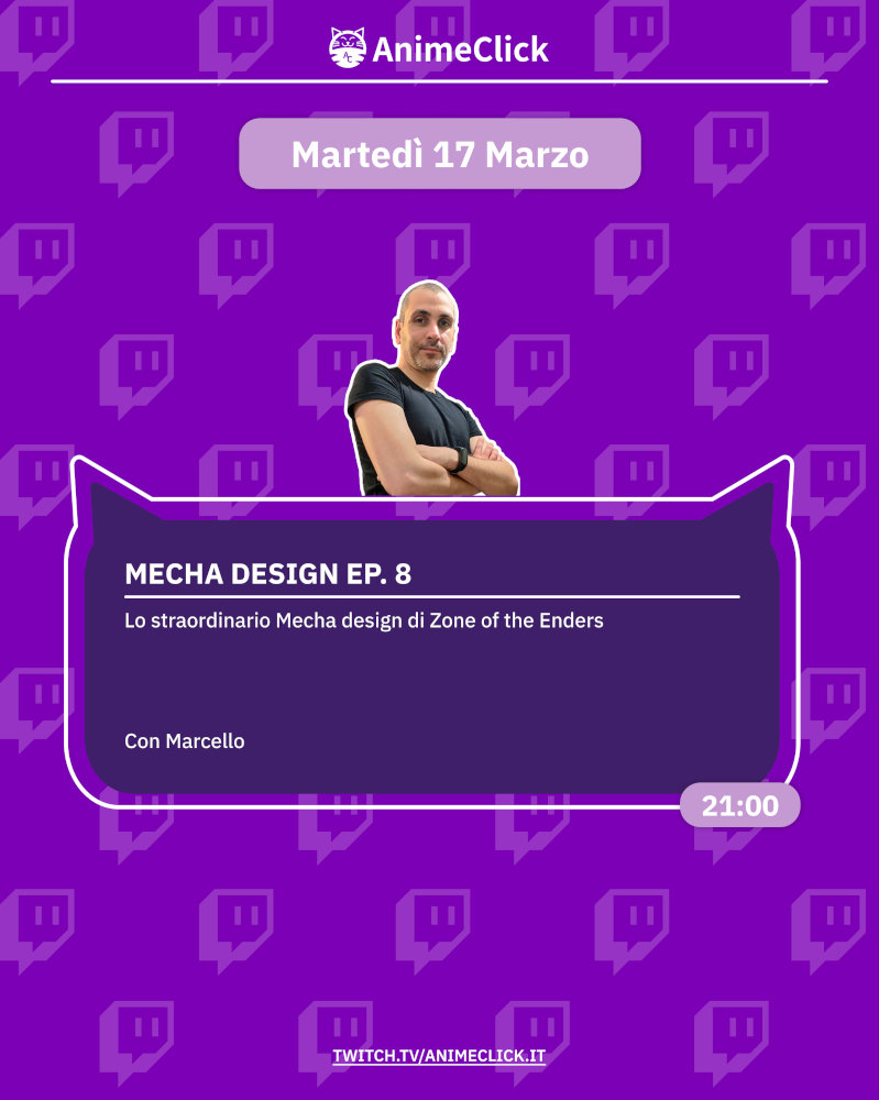 AnimeClick su Twitch: programma dal 16 al 22 marzo