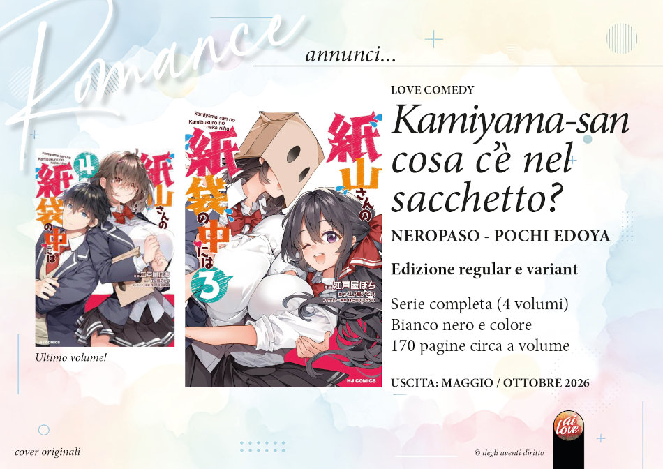 Sensei Manga: gli annunci del 10/03/2026