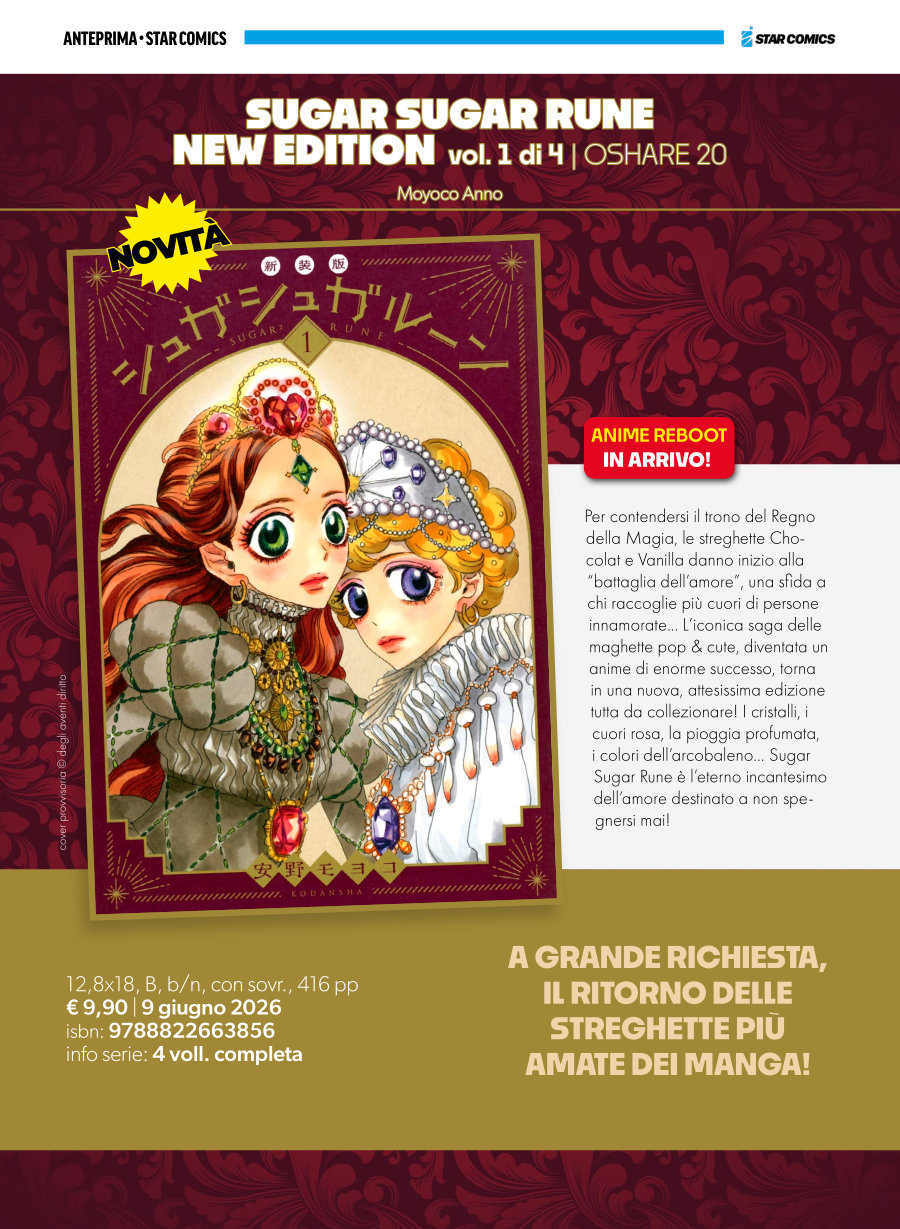 Star Comics: le novità previste per giugno dall'anteprima dell'editore