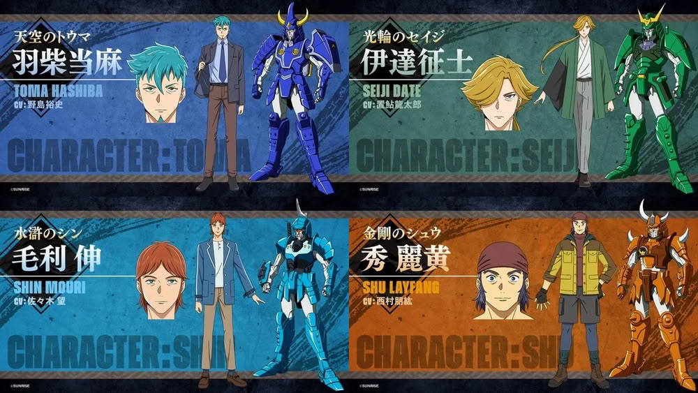 Yoroi Shin Den Samurai Troopers cast