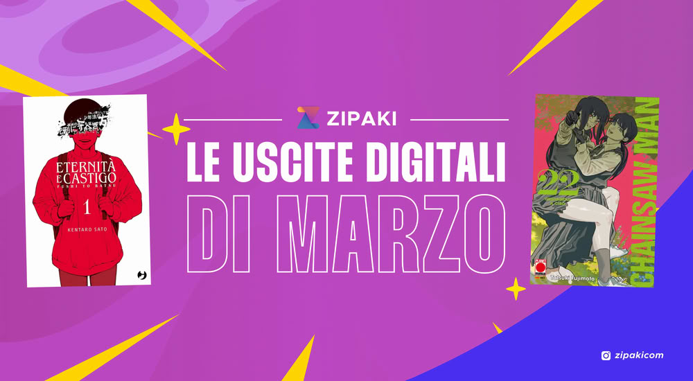 Zipaki: tutte le uscite digitali e cartacee di marzo 2026