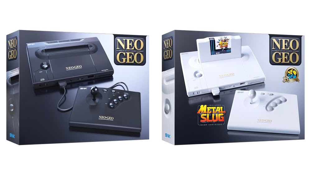 Le 2 edizioni del NEOGEO AES+