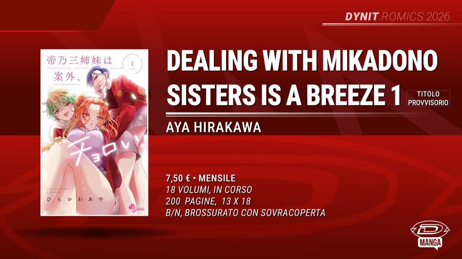 Dynit: gli annunci anime e manga dal Romics 2026