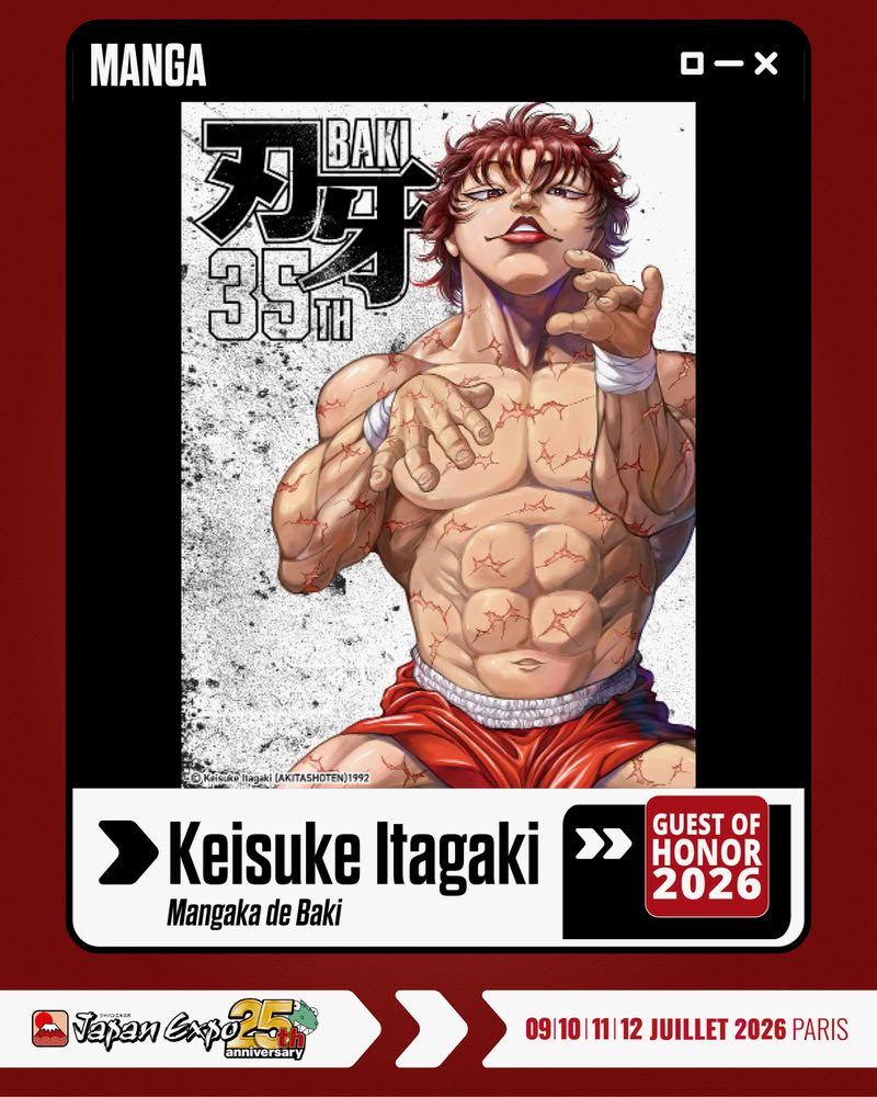 Keisuke Itagaki al Japan Expo di Parigi 2026