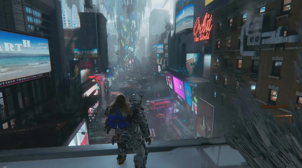 Le ambientazioni fanno dimenticare di essere sulla Luna Le ambientazioni fanno dimenticare di essere sulla Luna