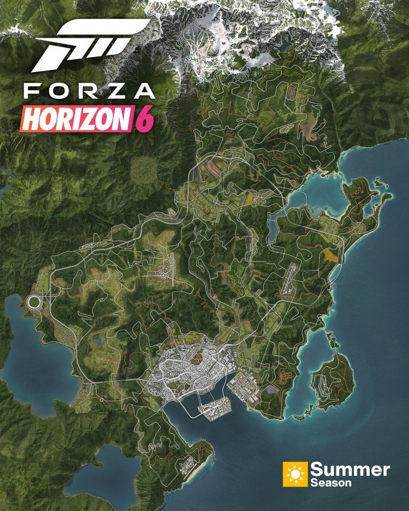 Mappa Forza Horizon 6