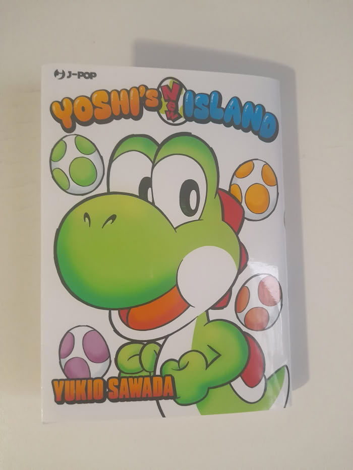 La copertina italiana di Yoshi's New Island edito da J-Pop