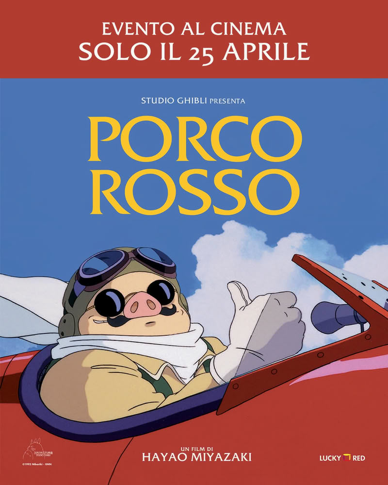 Porco Rosso di Hayao Miyazaki torna al cinema per il 25 aprile