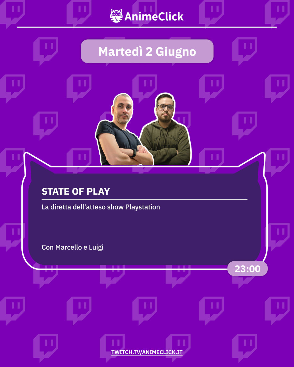 AnimeClick su Twitch: programma dall'1 al 7 giugno AnimeClick su Twitch: programma dall'1 al 7 giugno