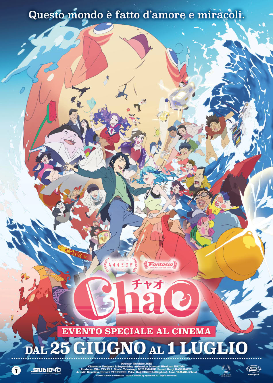 ChaO: il film arriverà nelle sale tra il 25 giugno e l'1 luglio