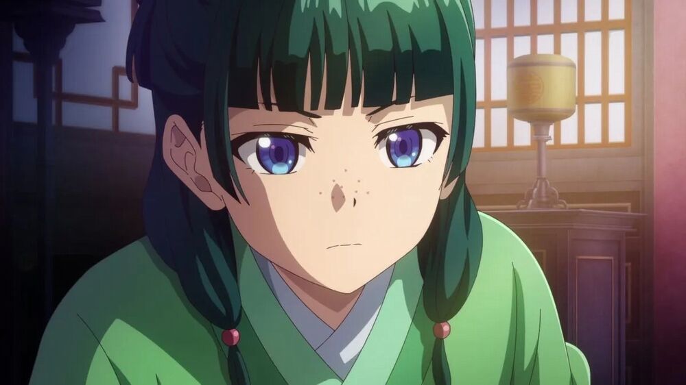 Maomao nella versione anime de Il monologo della speziale