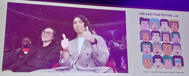 Nakagawa con produttore Nakagawa con produttore
