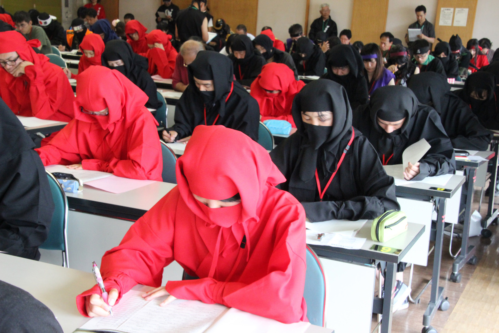 I partecipanti alla Certificazione Ninja Koka-ryu